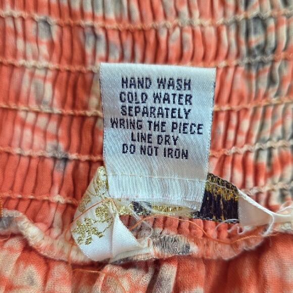 Women Sz M Babydoll BOHO Hippie Y2K Tie Dye Maxi Tiered Lace Vasna Desire Dress - Picture 12 of 16